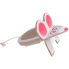Картонная когтеточка Flamingo Mouse для котов, цена | Фото