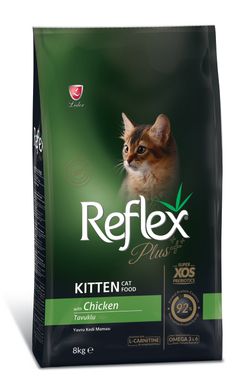 Сухой корм для котят Reflex Plus Kitten Food with Chicken с курицей RFX-P321 фото