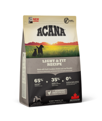 Сухий корм для собак ACANA Light&Fit Recipe для всіх вікових груп всіх порід a51220 фото