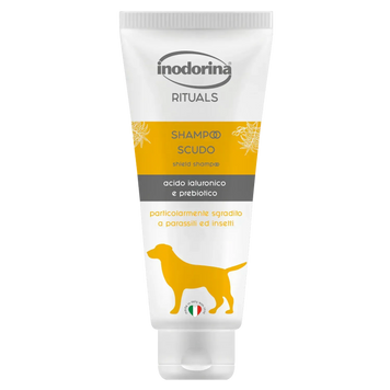 Шампунь для додаткового захисту від бліх та кліщів для собак Inodorina Rituals Shampoo Shield з олією дерева Нім 240.0030.008 фото