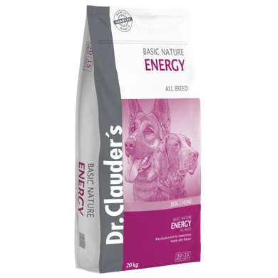 Сухий корм Dr.Clauder's Basic Nature Energy для дорослих собак всіх порід з високими енергетичними потребами 34122000 фото