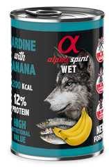 Консерва для собак ALPHA SPIRIT Sardine with Banana с сардиной и бананами as576307 фото