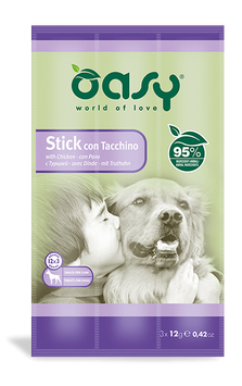 Лакомства для собак OASY DOG Stick Индейка (3x12) oasy_4329510261 фото