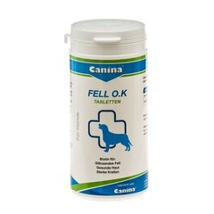 Вітаміни для собак Canina «Fell O.K.» 125 таблеток, 250 г (для шкіри та шерсті) 101306 AD фото