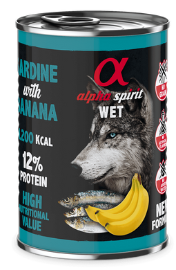 Консерва для собак ALPHA SPIRIT Sardine with Banana с сардиной и бананами as576307 фото