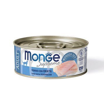 Вологий корм для котів MONGE CAT WET Kitten тунeць та морський лящ Monge_70007955 фото