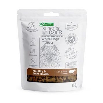 Беззернові ласощі для дорослих собак із білим забарвленням Nature's Protection Superior Care White Dogs Mobility & Joint Health з ягнятиною KIKNPSC47655 фото