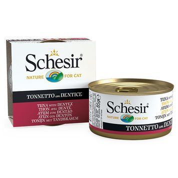 Консерви для котів Schesir Tuna with Dentex з тунцем та зубаном 172723 фото