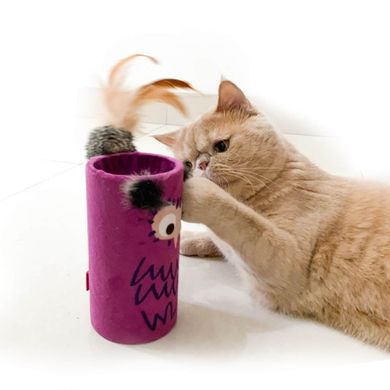 Іграшка для Котів Gigwi Melody Chaser Сова Дразнилка з Звуковим Чіпом і Датчиком Торкання 16 см Gigwi7135 фото