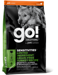 Беззерновий сухий корм для цуценят і собак GO! Solutions Sensitivities LIMITED INGREDIENT Grain Free Turkey Recipe з індичкою 127-2503 фото