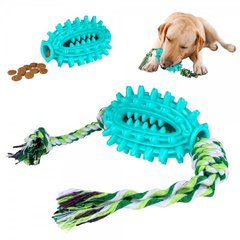 Іграшка для Собак Bronzedog Petfun Dental Спайк з Канатом 8 х 13 см 0115 фото