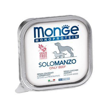 Влажный корм для собак Monge Dog SOLO 100% говядина Monge_70014403 фото