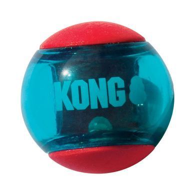 Игрушка KONG Squeezz Action Ball мяч-пискавка для собак 464084 фото