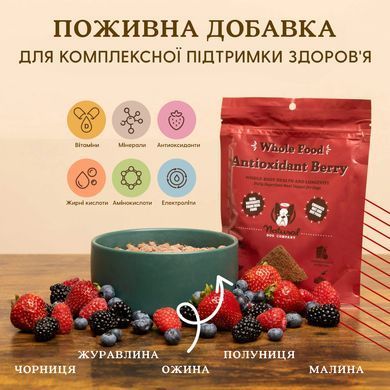 Суперфуд для собак суміш ягід антиоксидантів Antioxidant Berry Granules Natural Dog Company SG-ABEX-228 фото