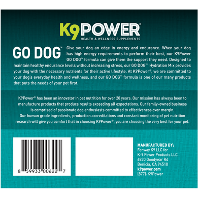 Ізотоніки для активних собак K9POWER Go Dog, 454 г GDF00621 фото