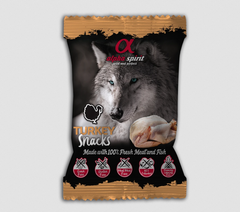 Напіввологі ласощі для собак Alpha Spirit Snacks Turkey (індичка) as4002350 фото