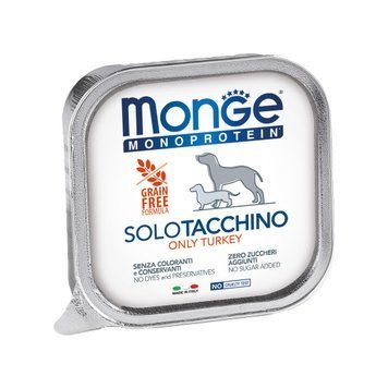 Влажный корм для собак Monge Dog SOLO 100% индейка Monge_70014144 фото