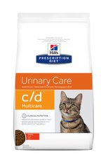 Сухой лечебный корм для котов Hill's Prescription diet c/d Multicare Urinary Care с курицей, цена | Фото