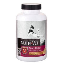 Добавка Nutri-Vet Nasty Habit от поедания экскрементов для собак и щенков, цена | Фото