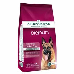 AG Adult Premium chicken/rice Корм сухий для дорослих собак "Преміум" зі свіжою куркою і рисом для примхливих тварин AG608343 фото