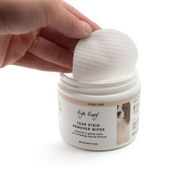 Серветки від слізних доріжок Eye Envy Tear Stain Remover Wipes для собак упаковка 60шт EEWD-60 фото